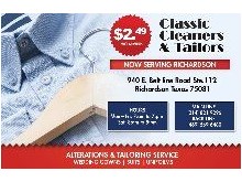 Classic Cleaners & Tailors - Post Card Front Side